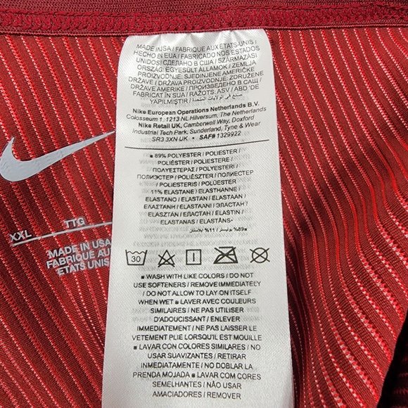 Nike Pro Elite Official Racing Tights Red Made in USA Mens Sz XXL AO8491-000 New - Picture 11 of 12